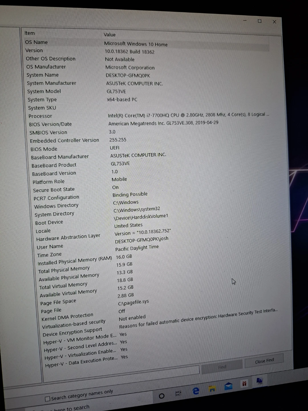 ASUS ROG Strix GL753VE Gaming Laptop - photo 3