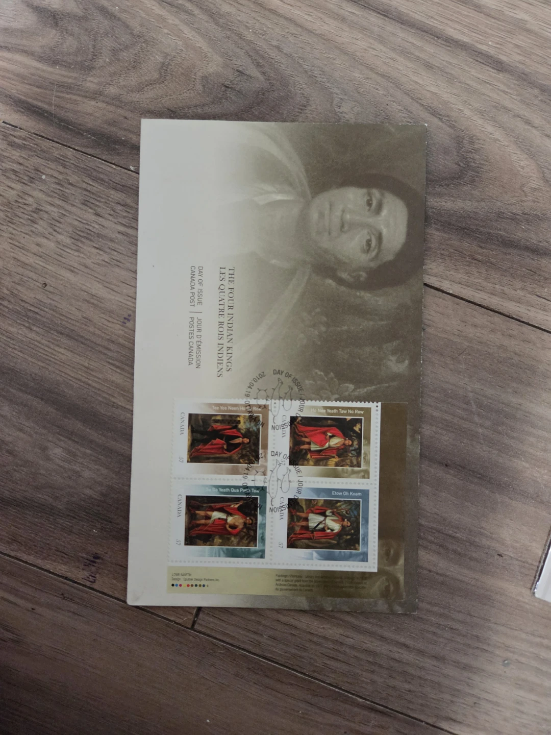 Canada Post The Four Indian Kings Stamp Issue 2019