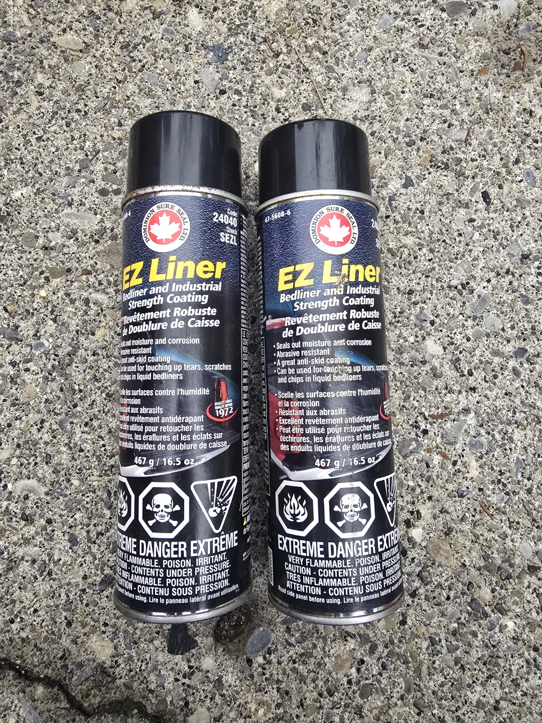Dominion Sure Seal EZ Liner, Black - 467g Aerosol