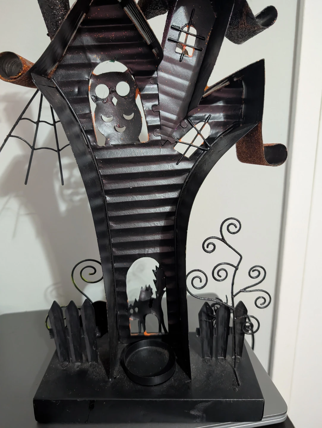 Halloween Haunted House Tealight Holder - photo 2