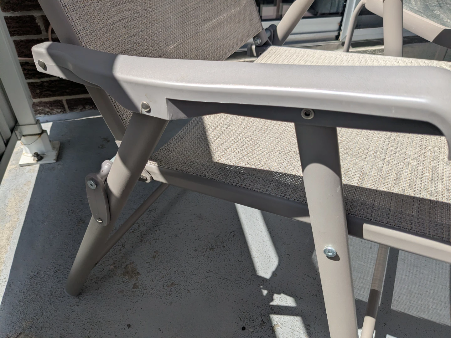 Patio Folding Chairs and Side Table - photo 2