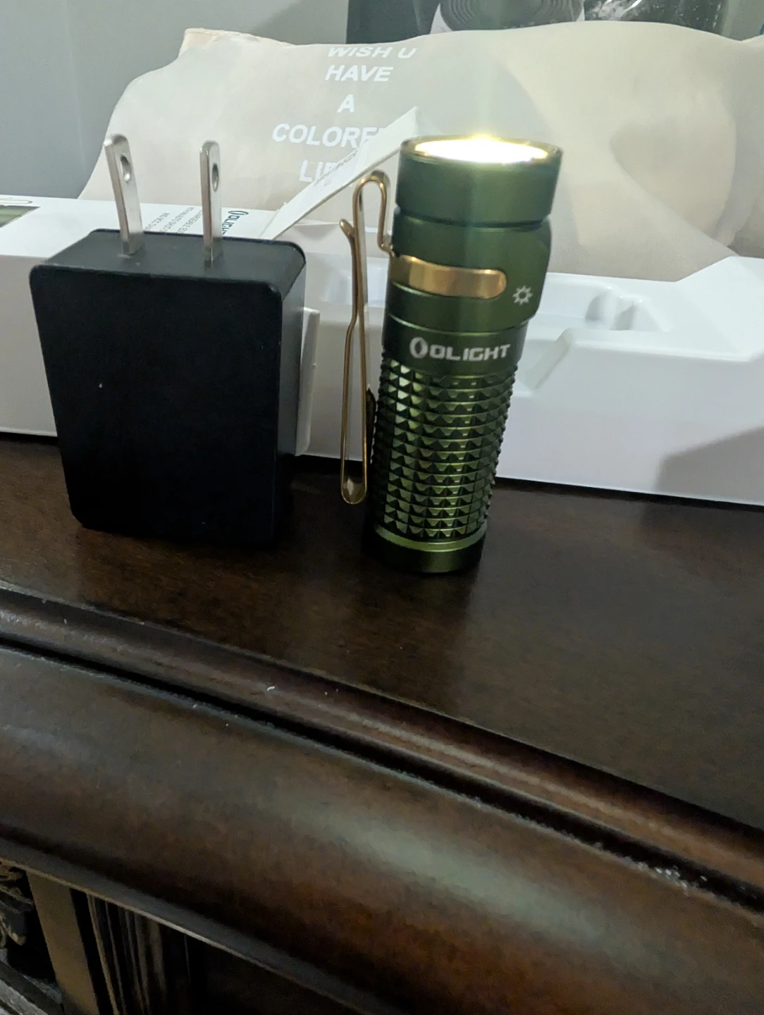 Olight Baton 4 Rechargeable EDC Flashlight - Green - photo 3