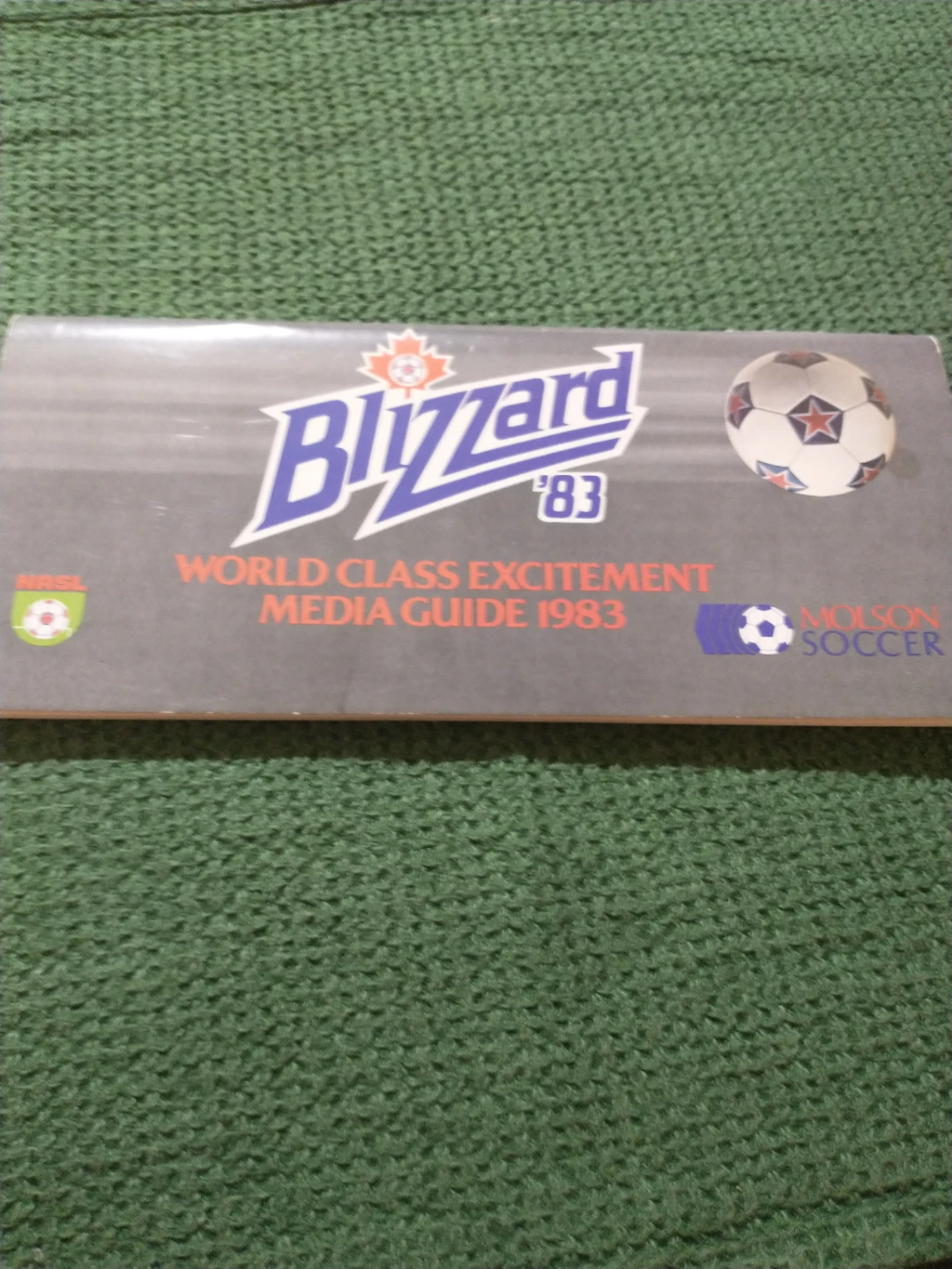 1983 NASL Toronto Blizzard media guide B&W 80 pages