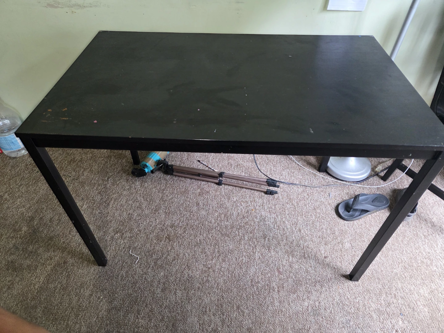 Black Metal Frame Desk - photo 2