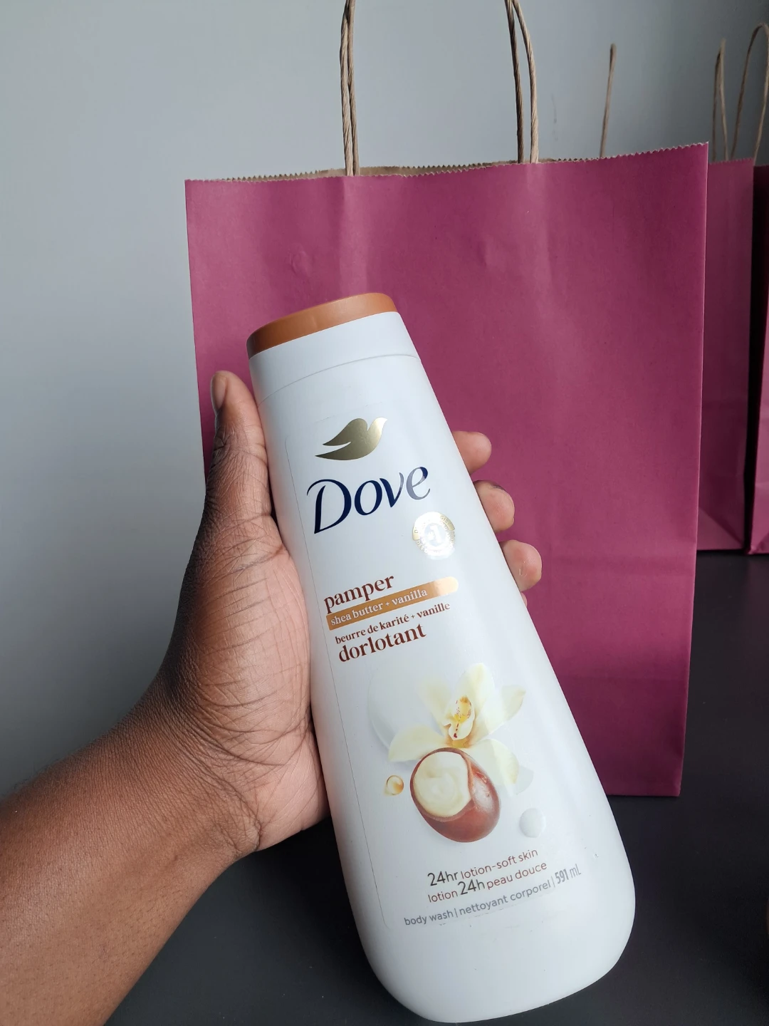 Dove Pamper Shea Butter & Vanilla Lotion & Body Scrub Bundle - photo 2