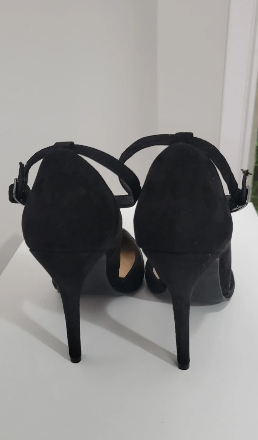 Forever21 Suede Stiletto Heels with Ankle Strap - photo 4