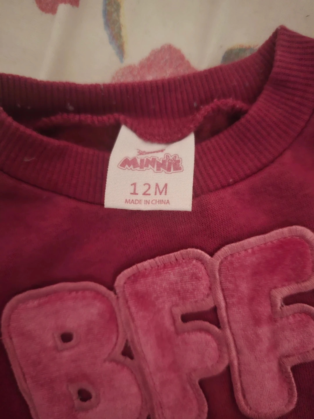 Minnie Mouse BFF Sweatshirt 12M - photo 2