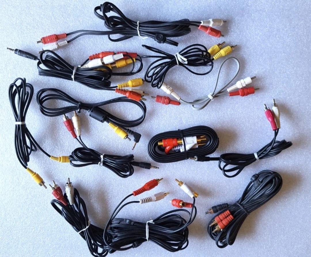RCA Cables Various types Male to Male, Piggyback, Female