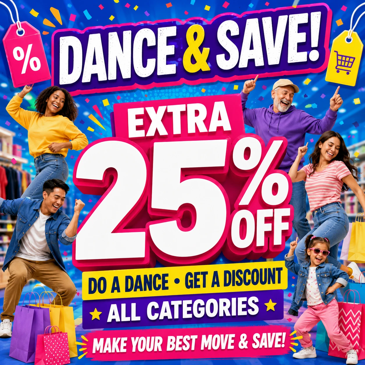 💃🕺 DANCE & SAVE! 🎉🔥