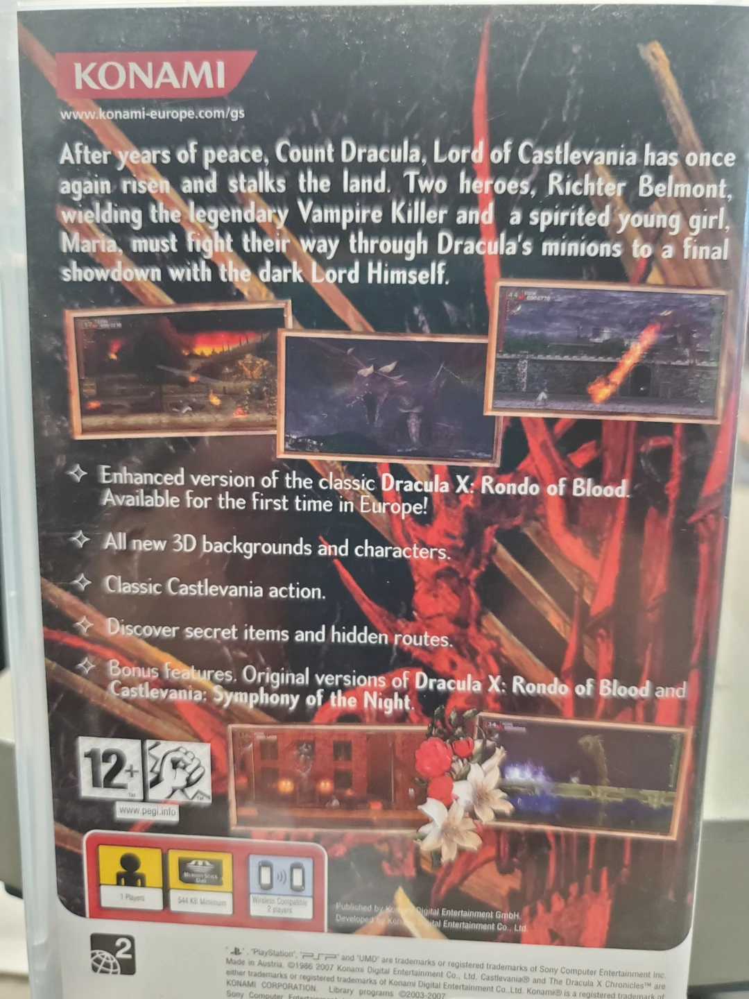 Castlevania The Dracula X Chronicles PSP UMD Game - photo 2