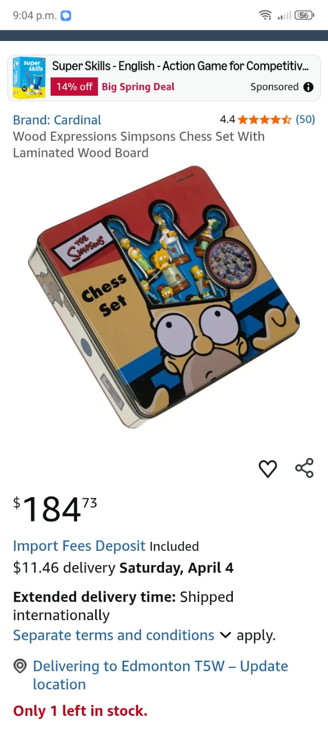 Vintage Simpsons Chess set - photo 2