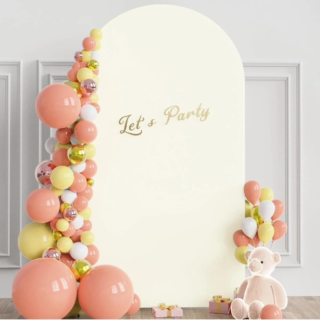 7.2FT Arch Backdrop Stand and Cover Set,Arch Stand with ....
