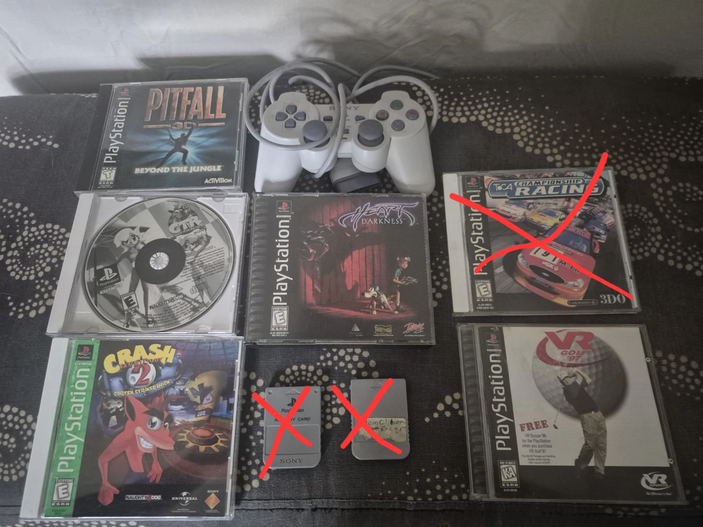 Sony PlayStation Controllers and Games