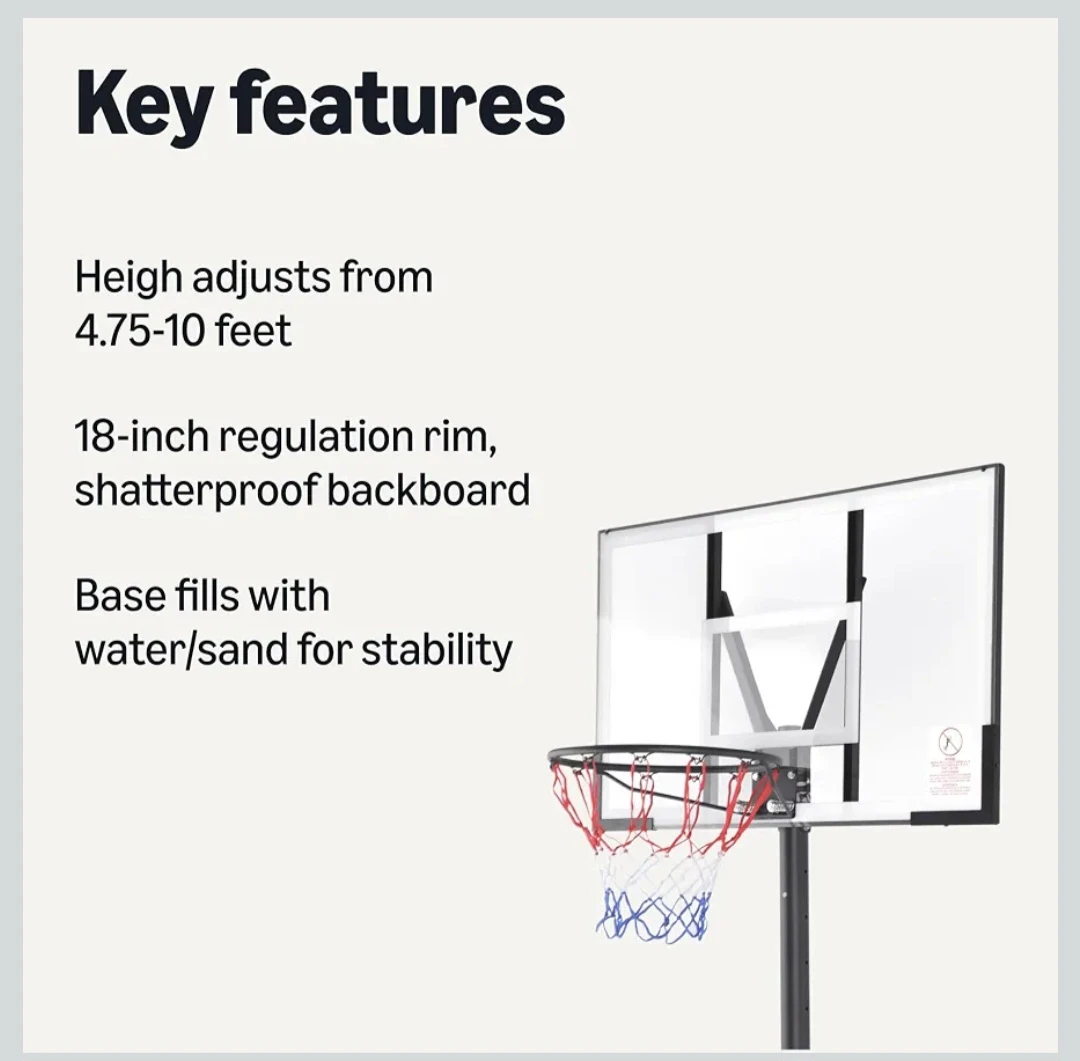 Adjustable Basketball Hoop - photo 2