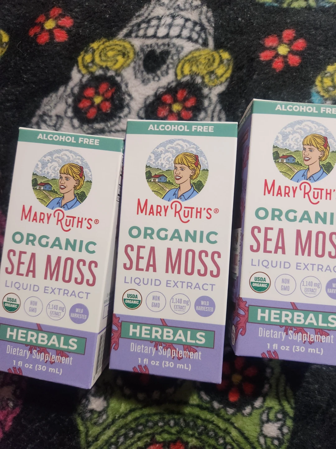 Mary Ruth's Organic Sea Moss Liquid Extract 1 oz 3 boxes - photo 2