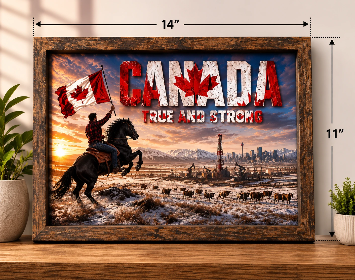 Wall Arts. Flames themed, Canadian patriotic themed. - photo 3