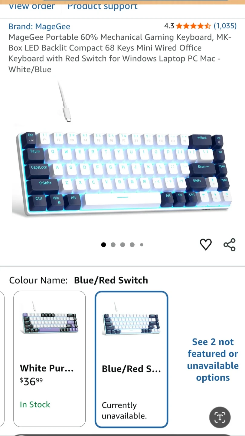 Glorious Model O-, gaming 60% mechanical keyboard. - photo 5