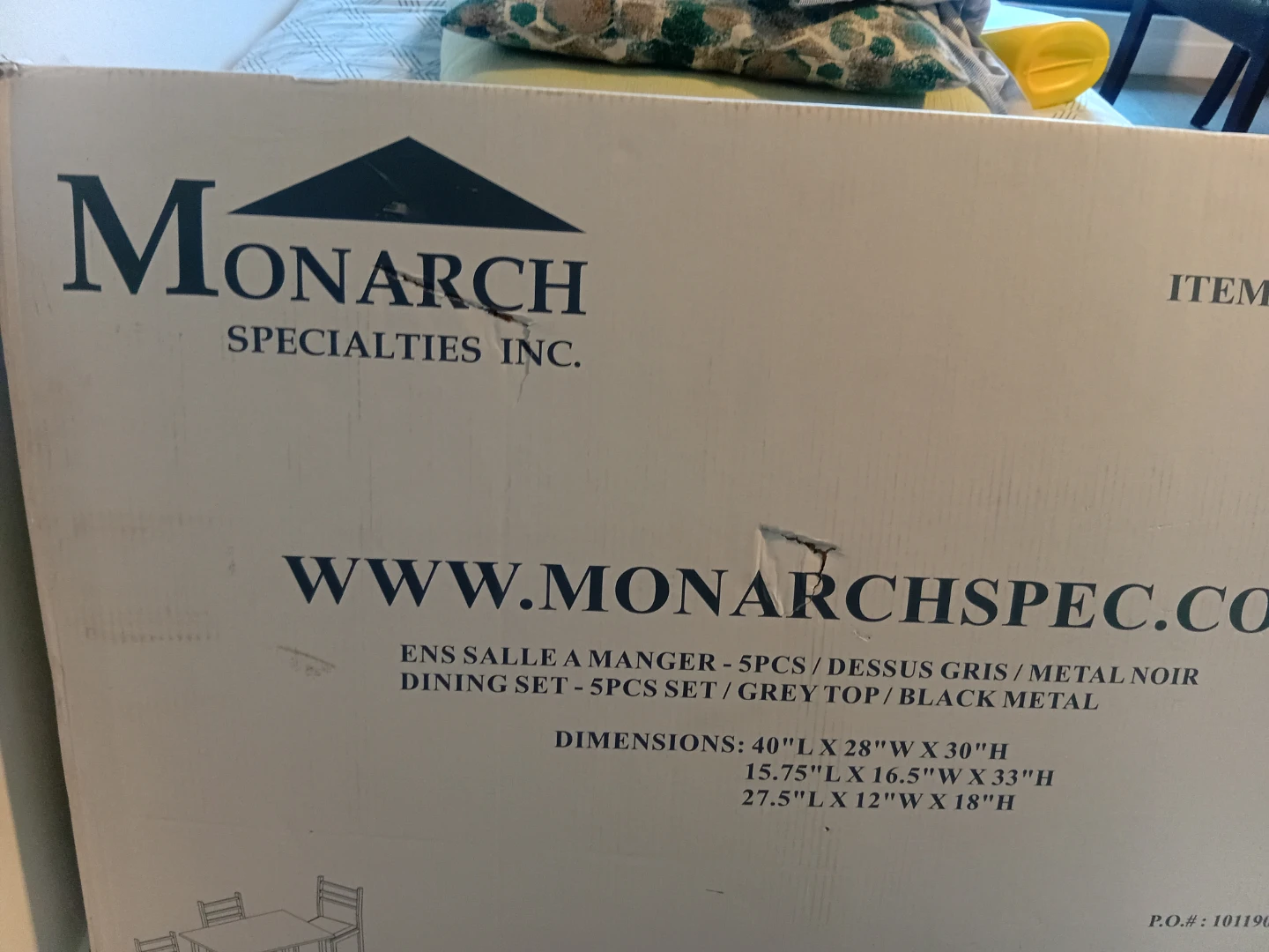 Dining Room Table In Box Unopened - photo 2