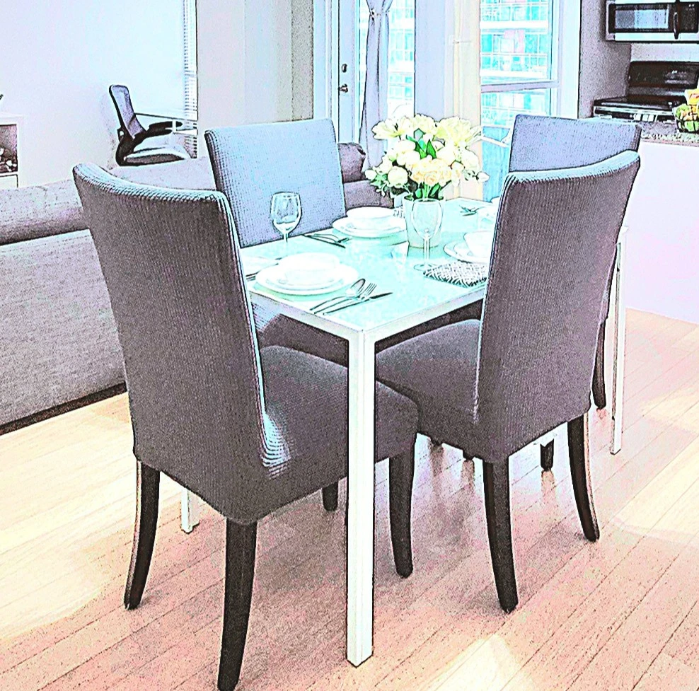 4 Upholstery Dinning Chairs - photo 2