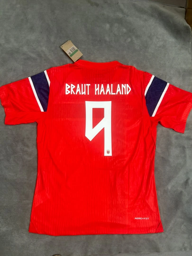 PLAYER VERSION Haaland #9 Norway  2026 World Cup Jersey - photo 3