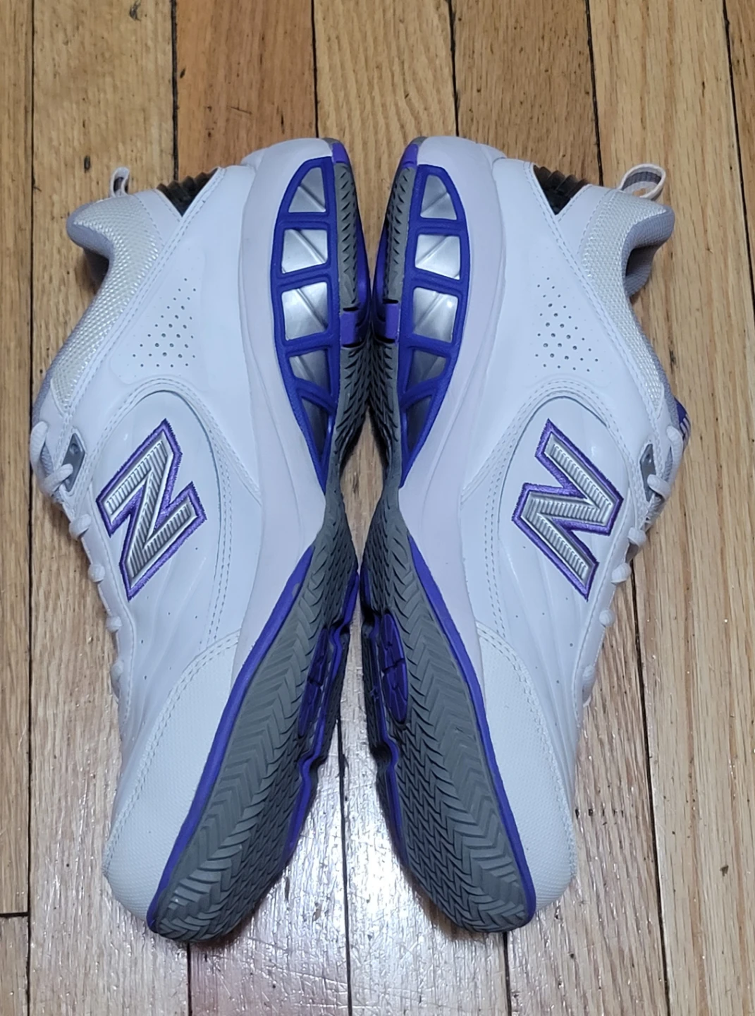 New Balance 806 Tennis Shoes White/Purple Size 10.5 - photo 3