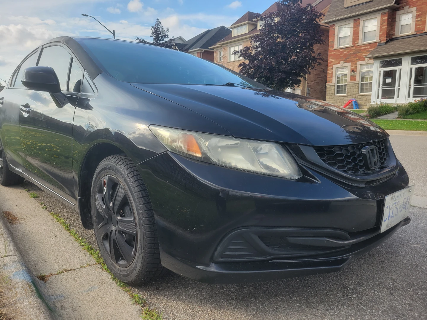Black Honda Civic Sedan