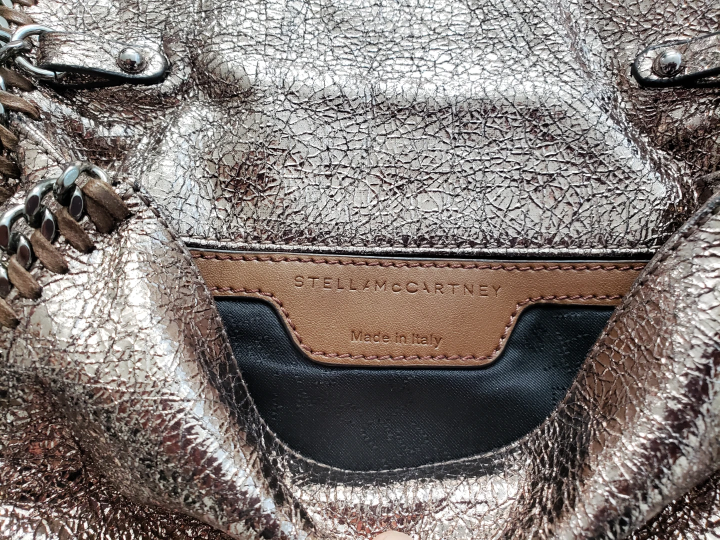 Stella McCartney Metallic Clutch Bag - photo 4