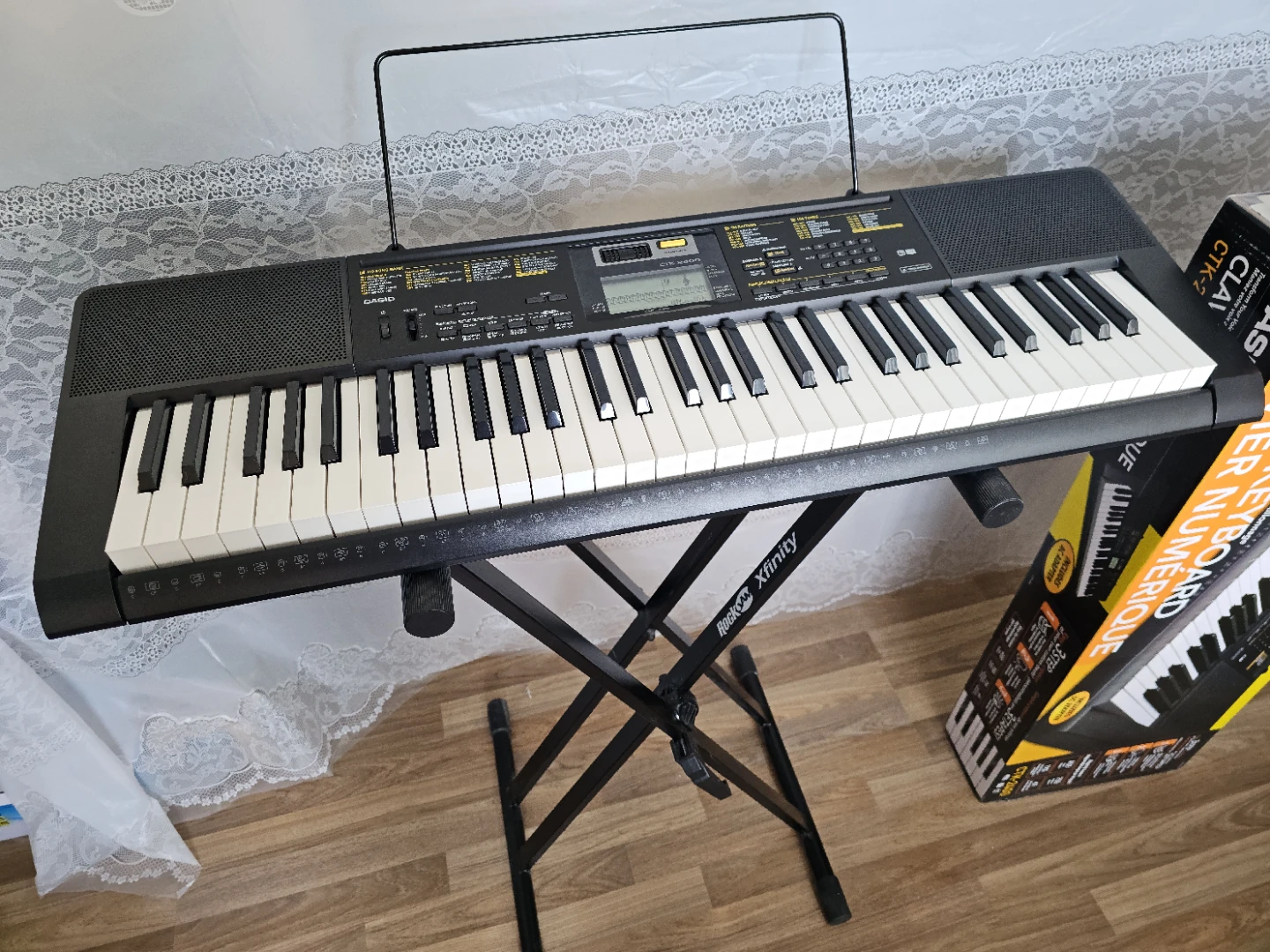 Casio Digital Keyboard with Stand
