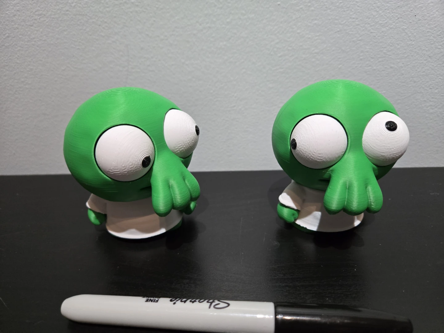 3D Printed Green Cthulhu Figures - photo 2