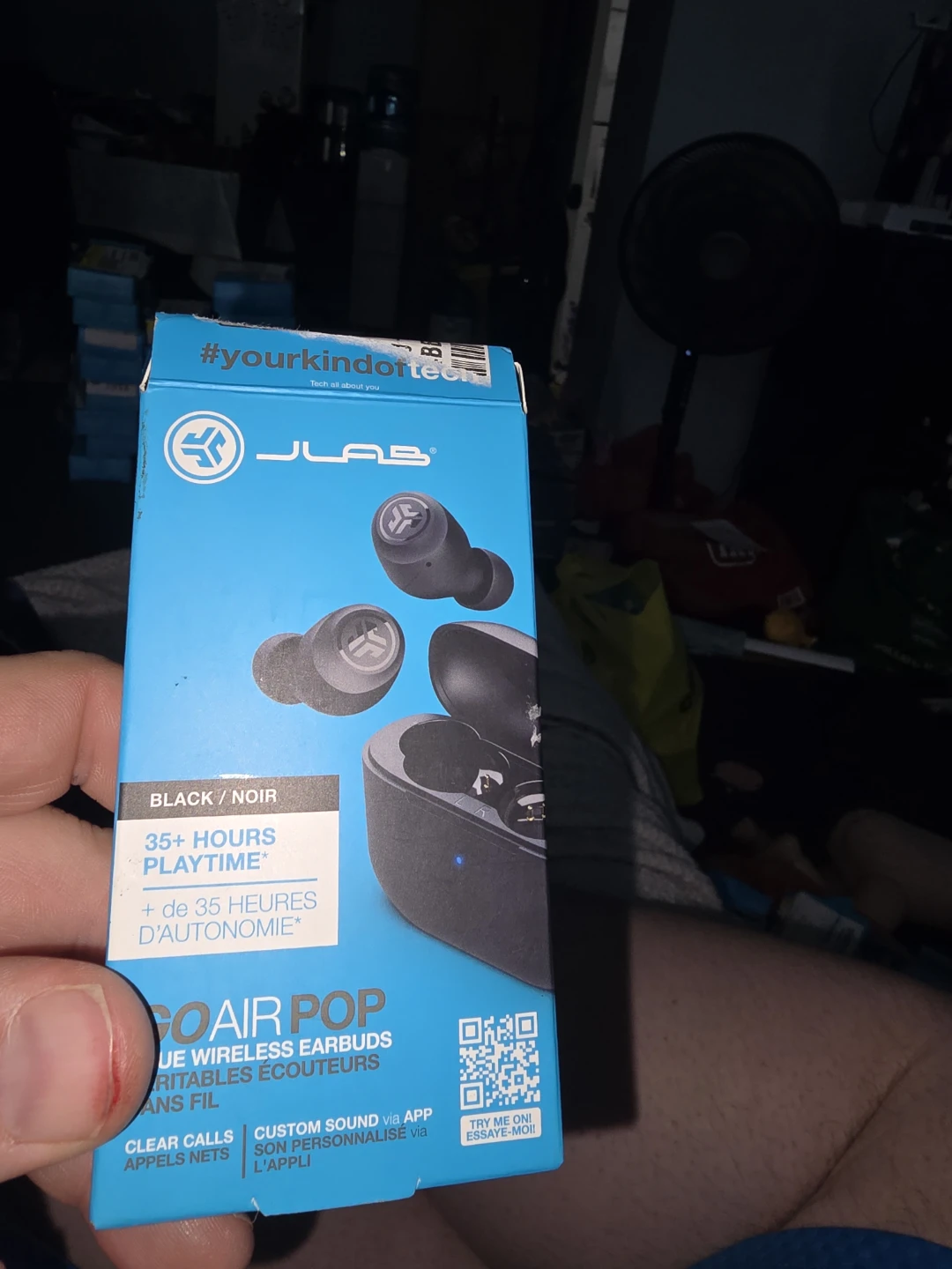 JLab Go Air Pop+ True Wireless Earbuds - Black - photo 4