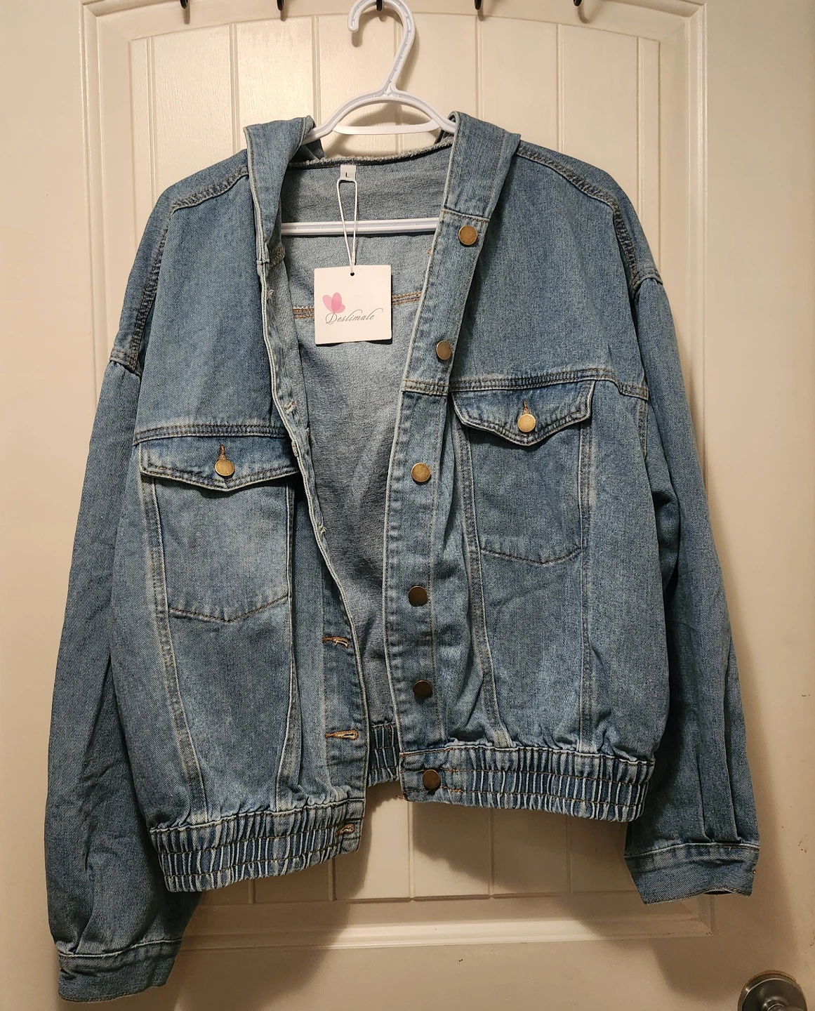 Denim Jacket with Hoodie