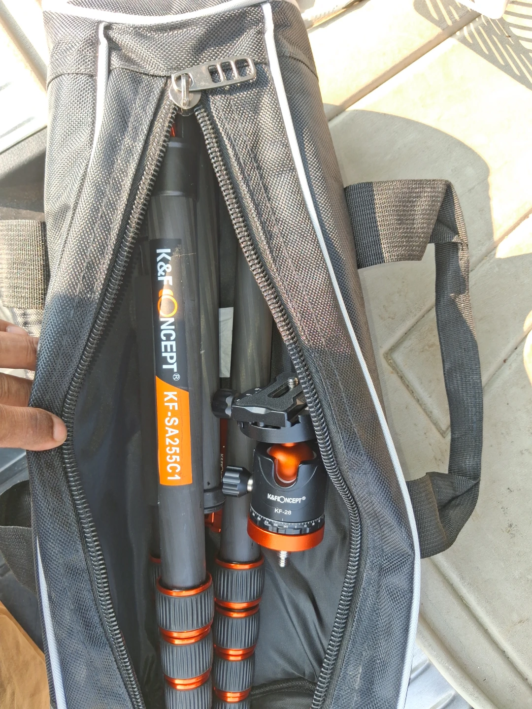 K&F Concept KF-SA255C1 Tripod with KF-28 Ball Head - photo 3