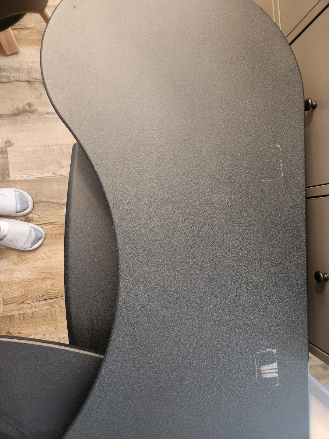 Black L-Shaped Computer Desk - photo 3