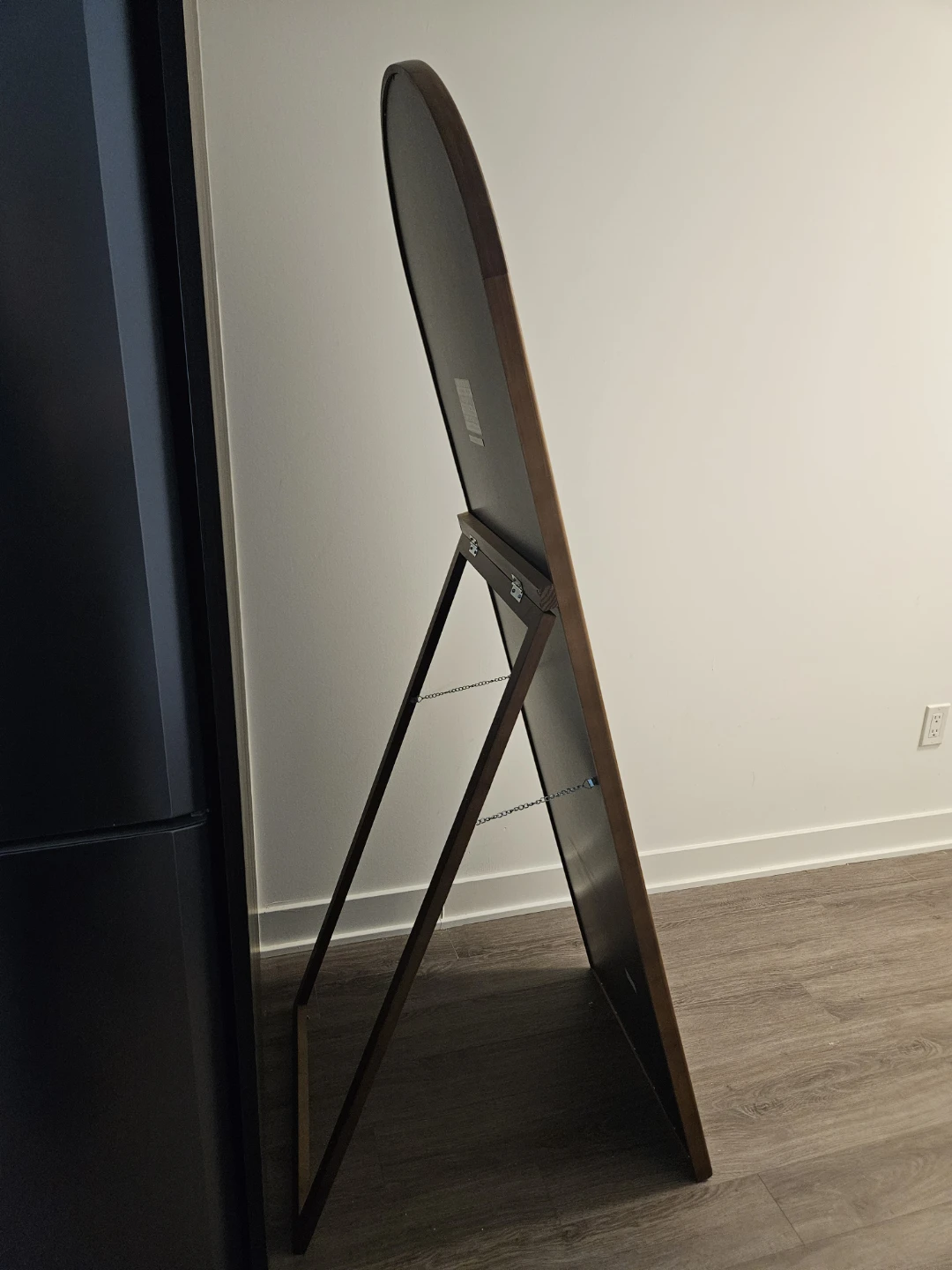 Wooden floor mirror - photo 2