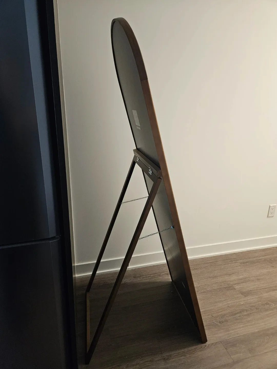 Wooden floor mirror - photo 2