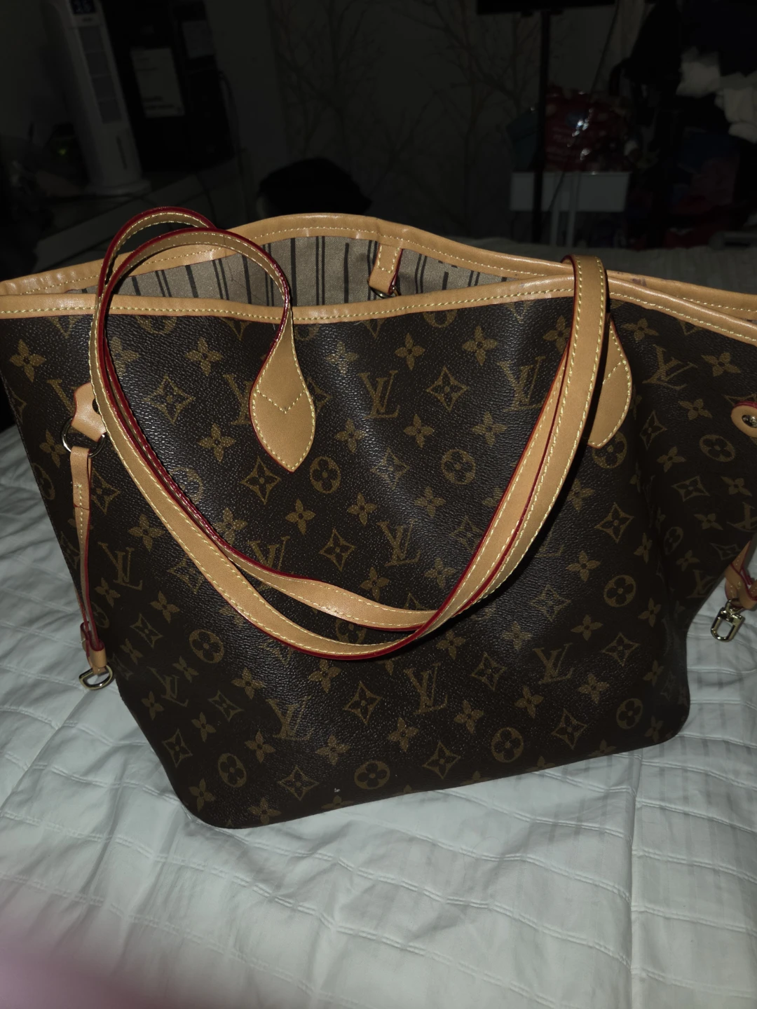 Louis Vuitton Monogram Tote Bag with Pouch