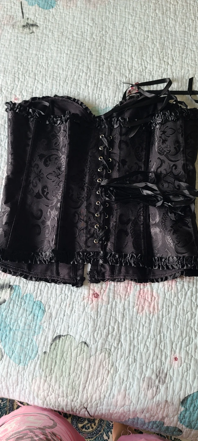 New Black Jacquard Corset - photo 2
