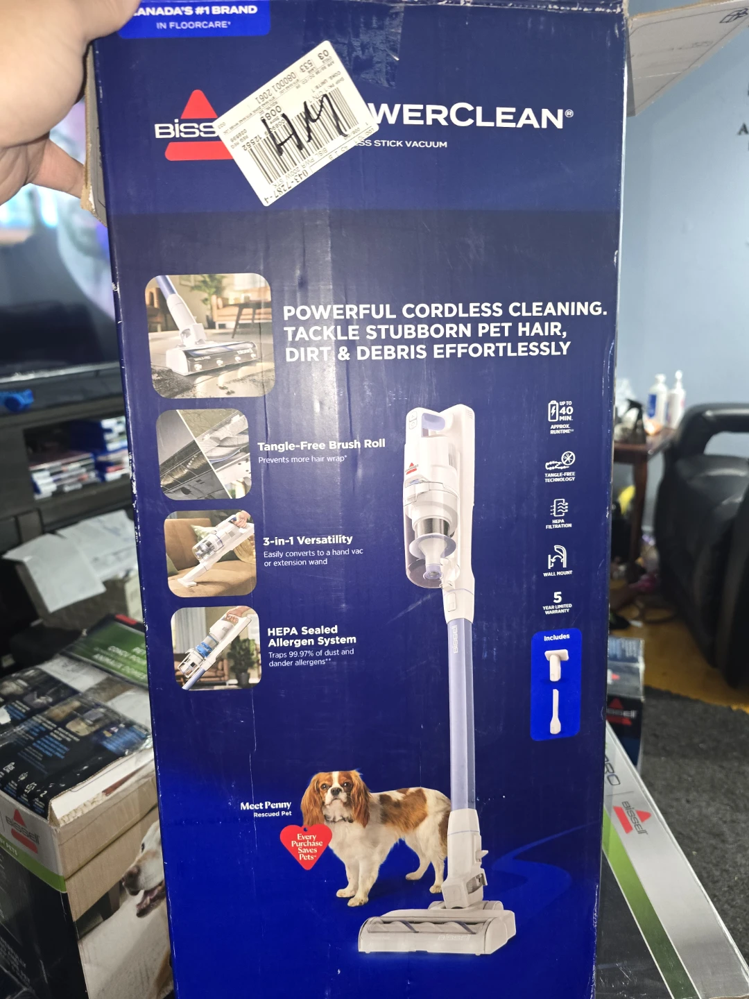Bissell PowerClean Cordless Stick Vacuum - photo 3