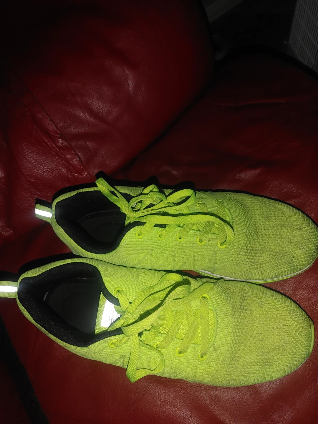 Bright Green Running Shoes
