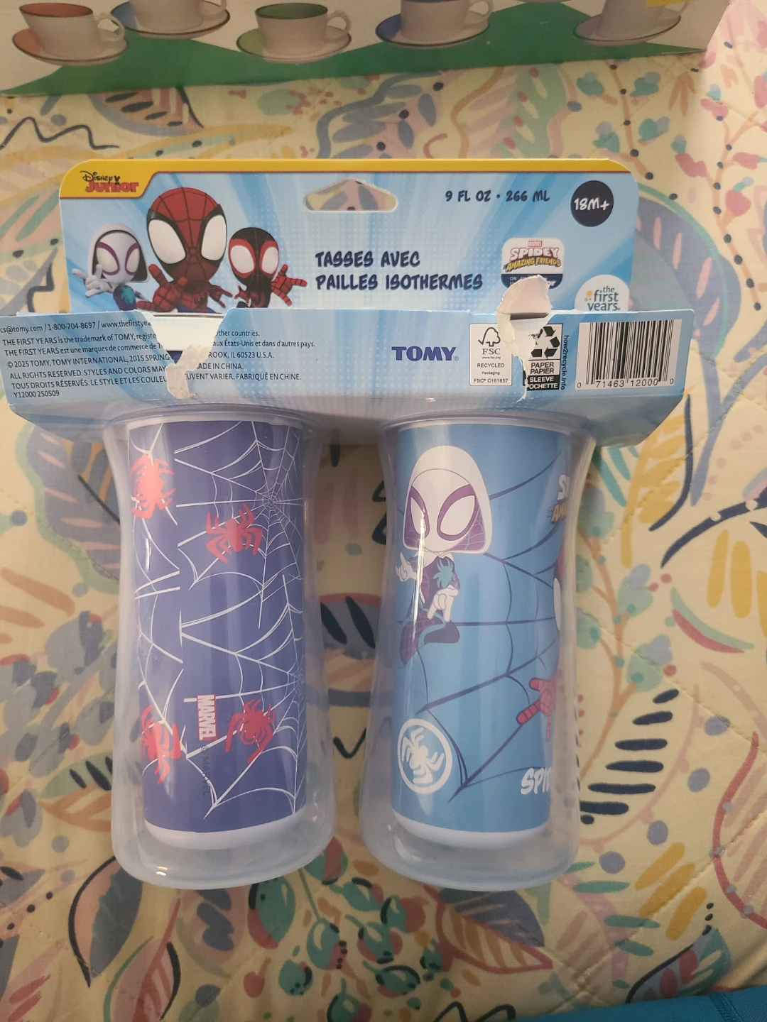 Marvel Spidey Friends Insulated Straw Cups - 2 Pack - photo 2