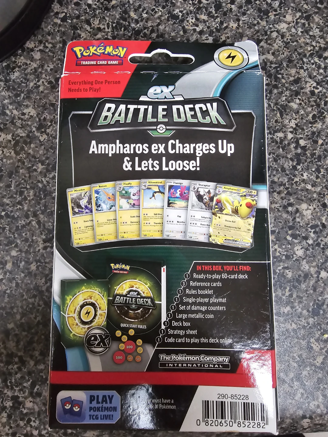 Pokemon TCG Ampharos EX Battle Deck - photo 2