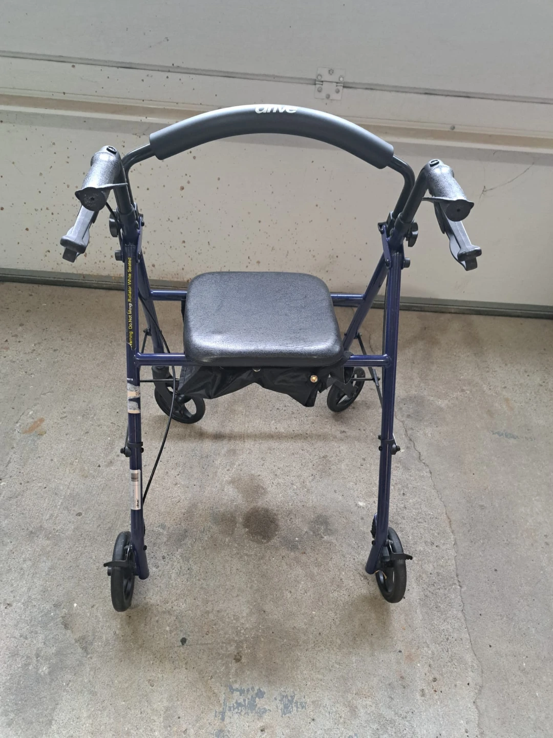 Drive Medical 4-Wheel Walker with Seat - photo 3