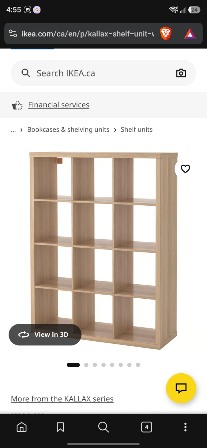 IKEA KALLAX Shelf Unit 4x3