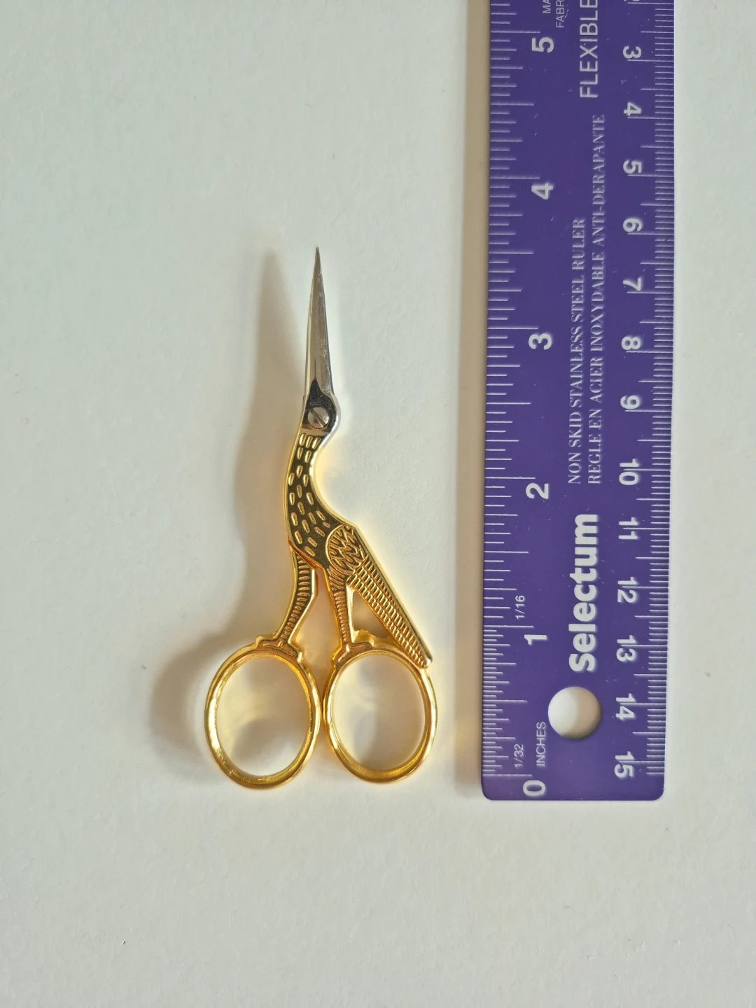 Bird (Stork) Needlework Scissors (small) - photo 4