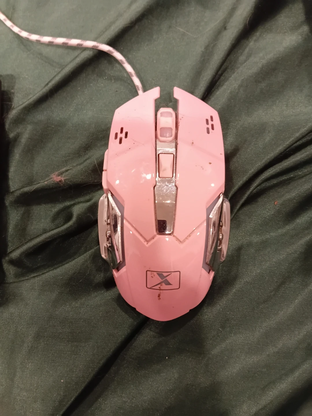 Pink Gaming Mouse light up