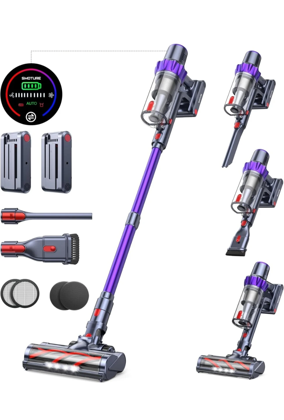 SMOTURE Cordless Vacuum Cleaner