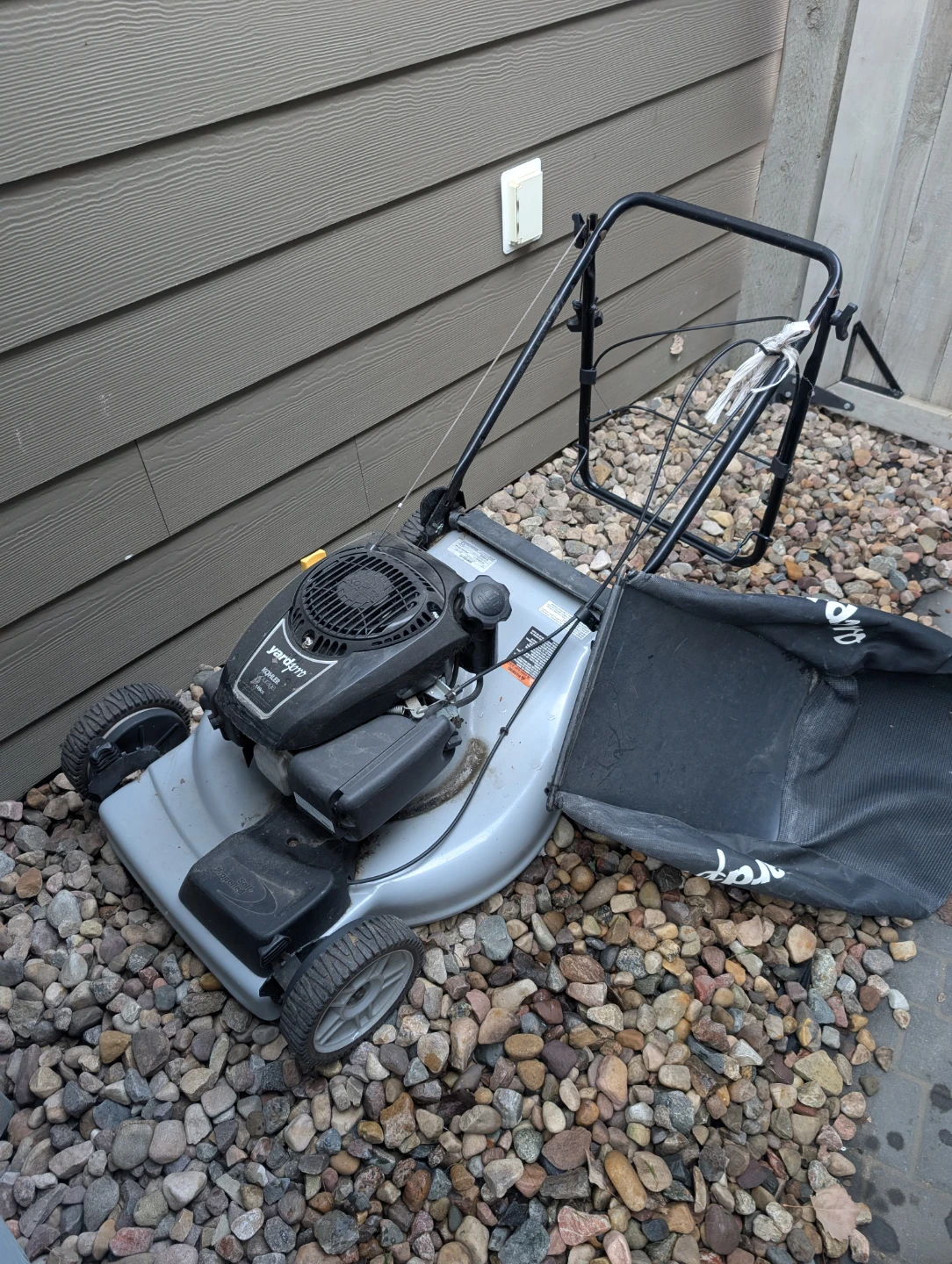 Free lawnmower Yard-Pro 149cc Kohler Courage Lawnmower - photo 2