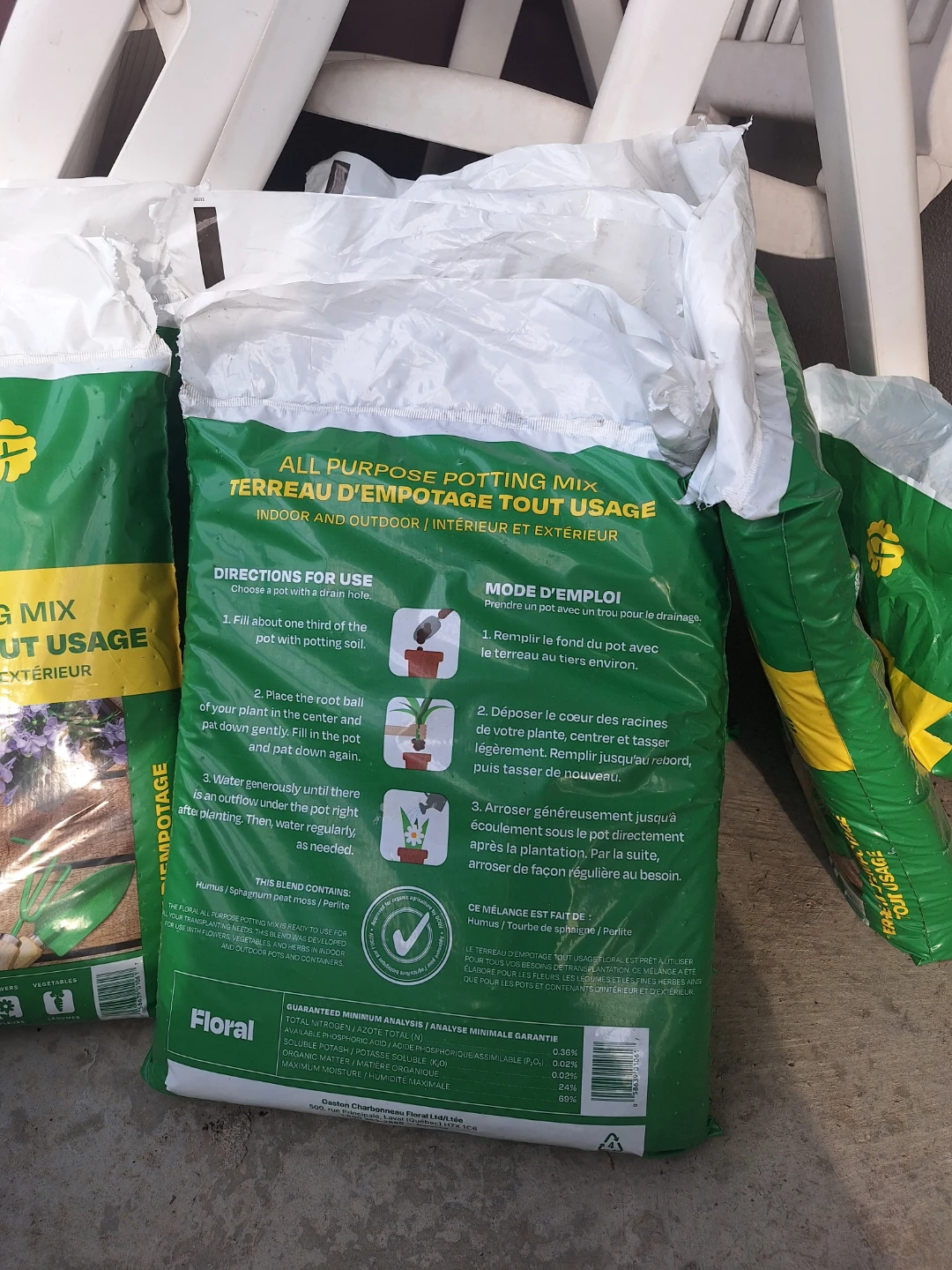8 Bags Floral All Purpose Potting Mix - 10 L (unopened) - photo 2