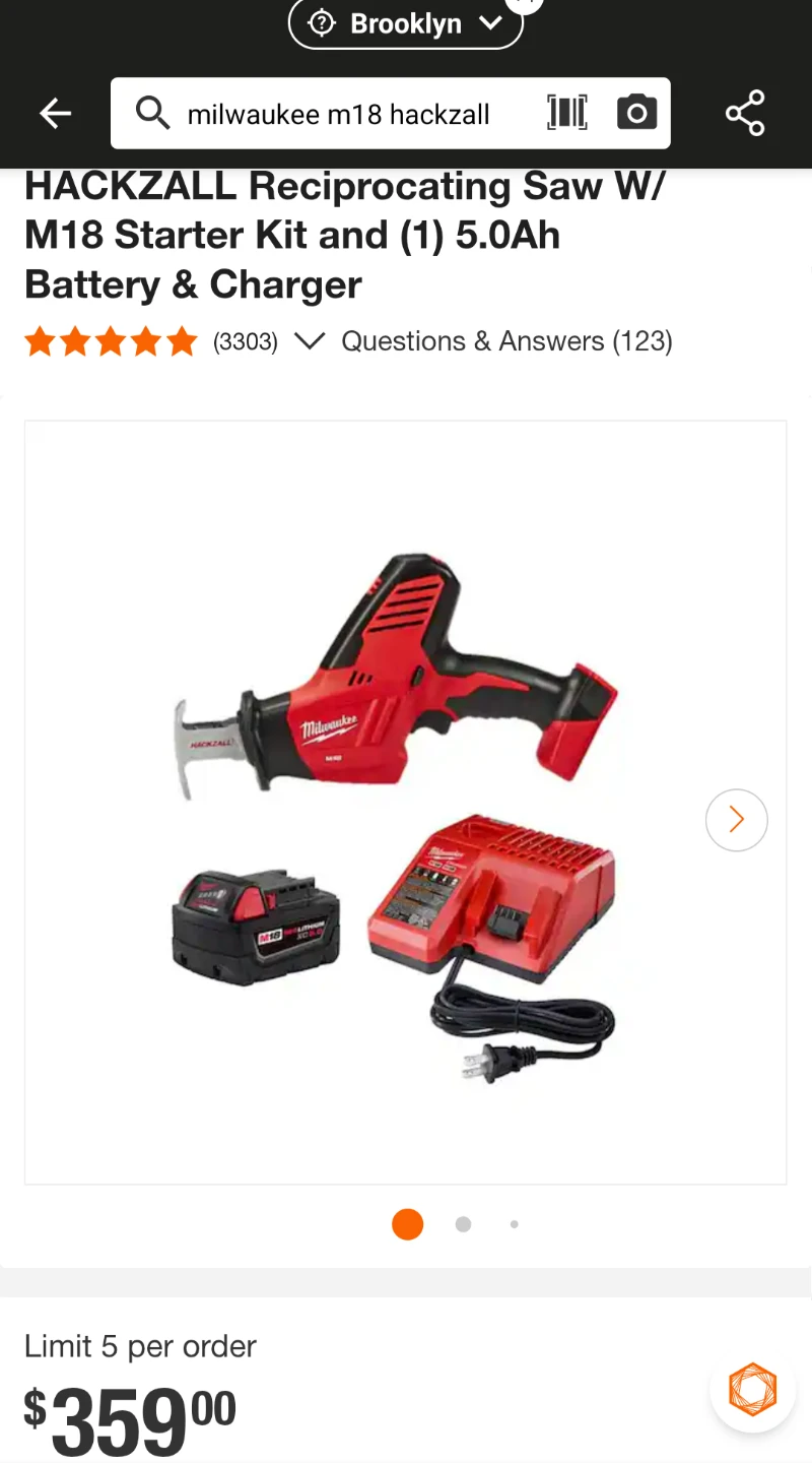 M18 Milwaukee HACKZALL Reciprocating Saw PRO-Combo - photo 2