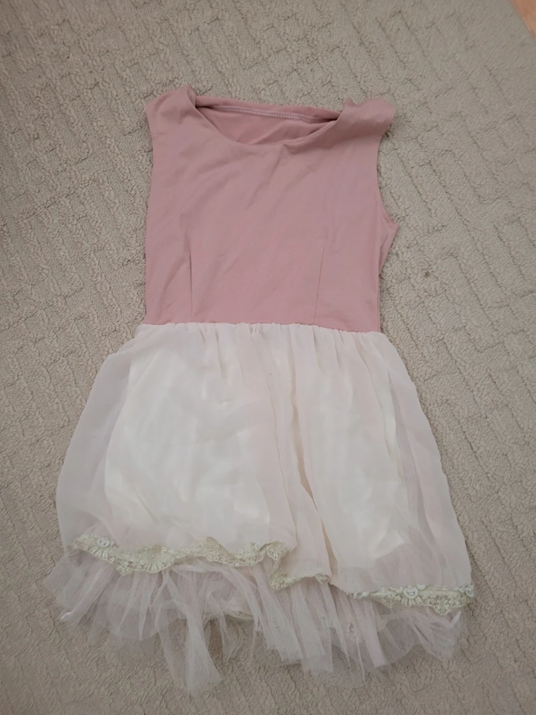Girls Pink Tulle Dress
